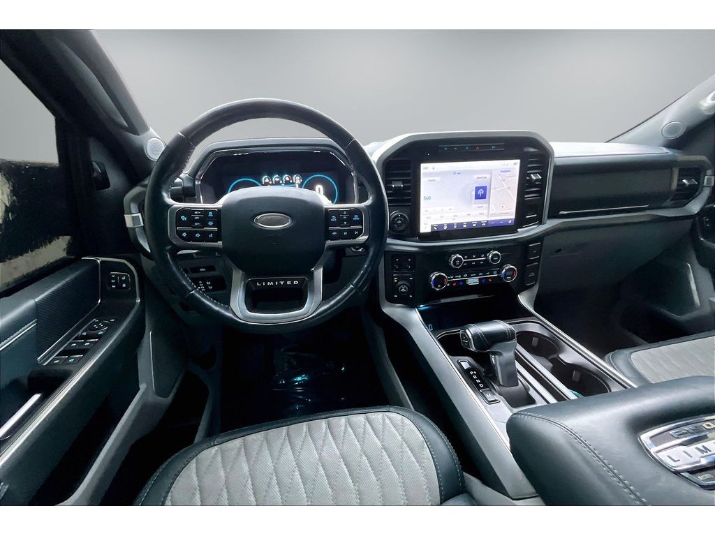 2021 Ford F-150 Limited, stock 26W011, interior view 1 of 21